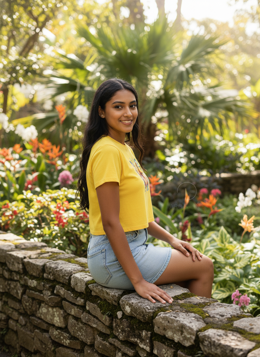 Butterfly | BU12| Women's Crop Top