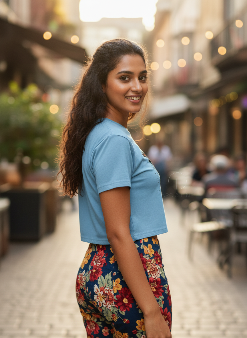 Butterfly | BU09 | Women's Crop Top