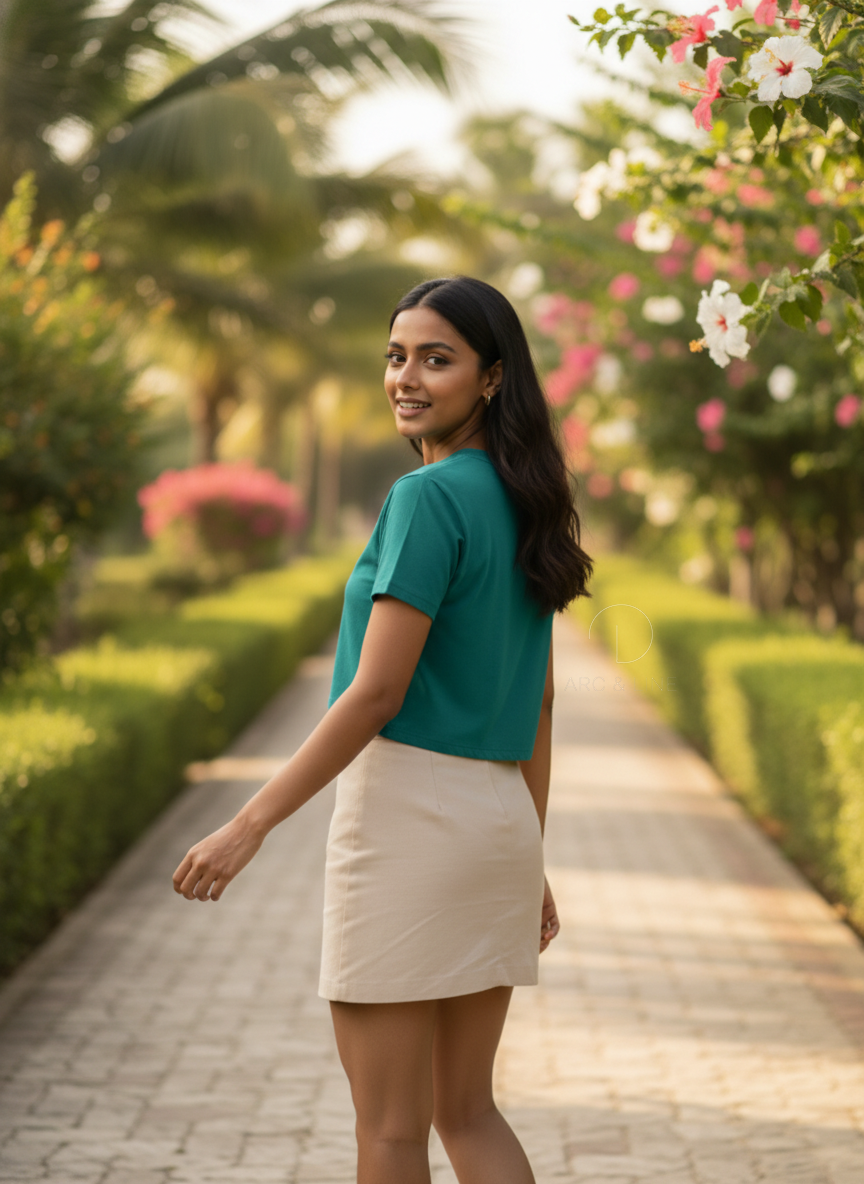 Butterfly | BU12| Women's Crop Top