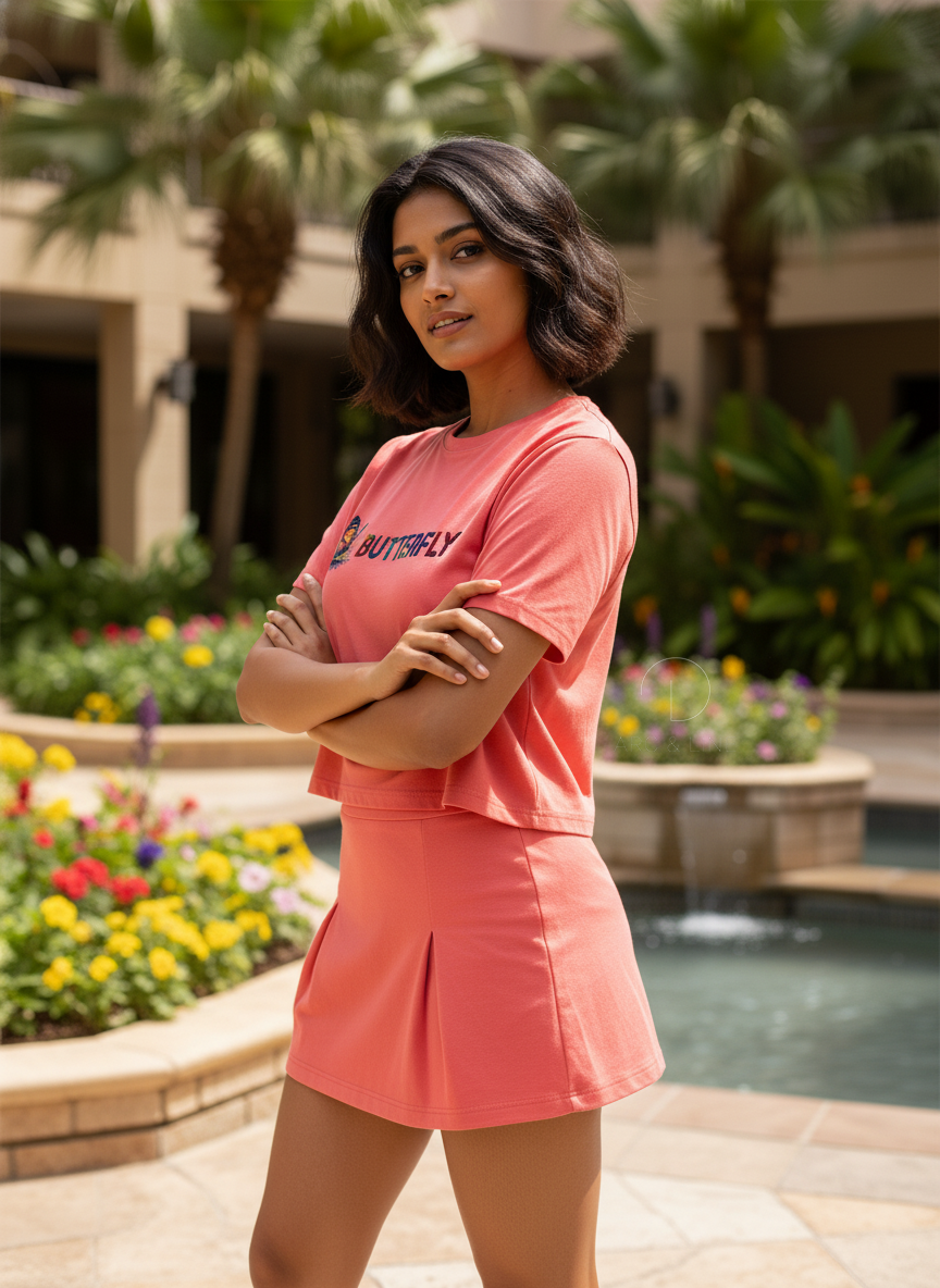 Butterfly | BU06 | Women's Crop Top