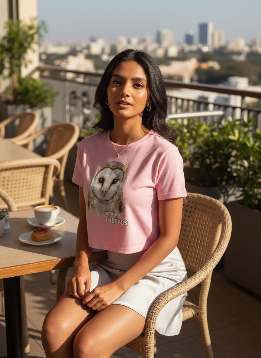 Untamed Treads | Nimbus | Women's Crop Top