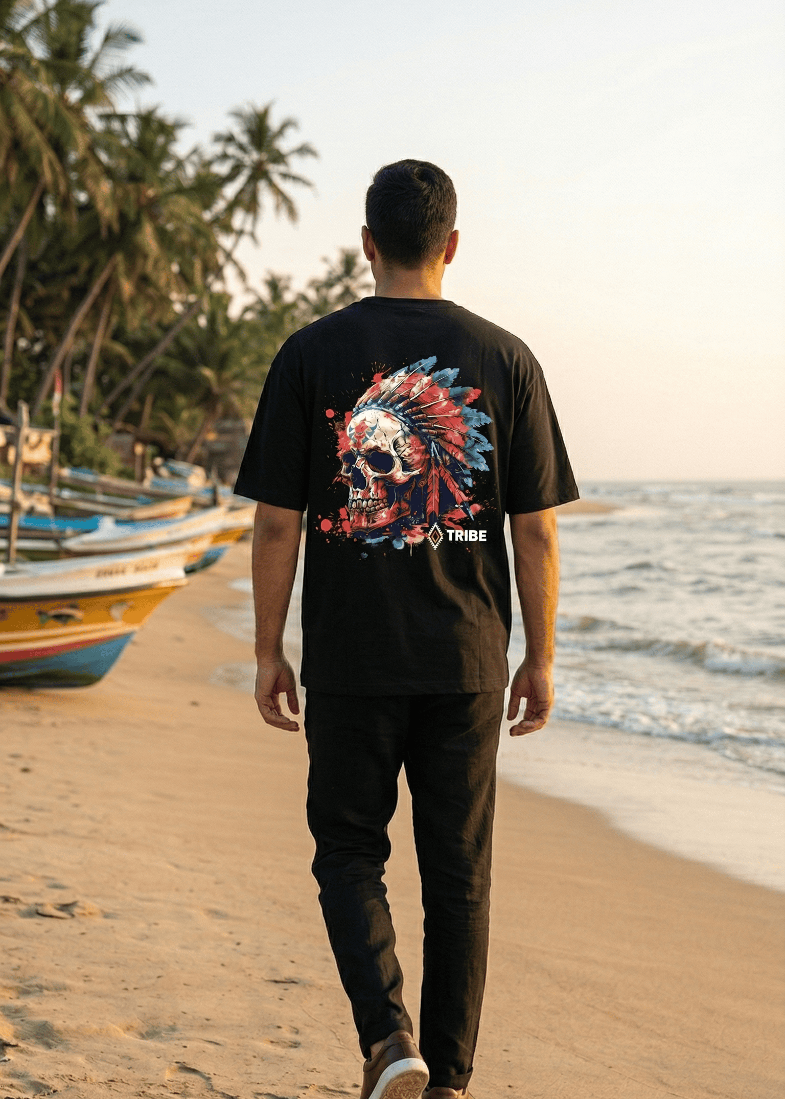 Tribe | Oversized Unisex Cotton T-Shirt | Tribe Collection ST03