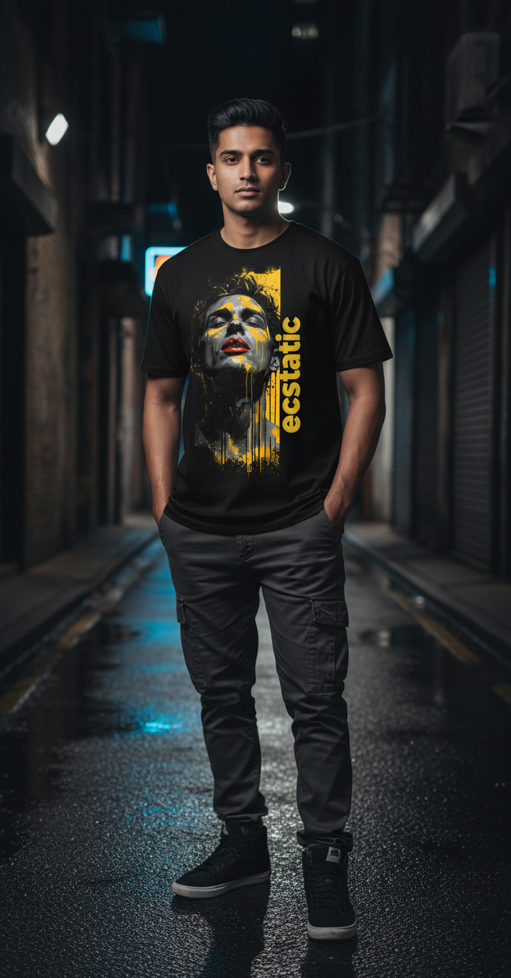 Emotions | Ecstatic 01 | Premium Cotton T-Shirt