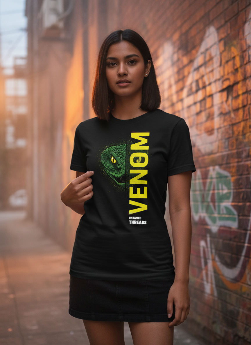 Untamed Threads | Venom | Unisex Cotton T-Shirt