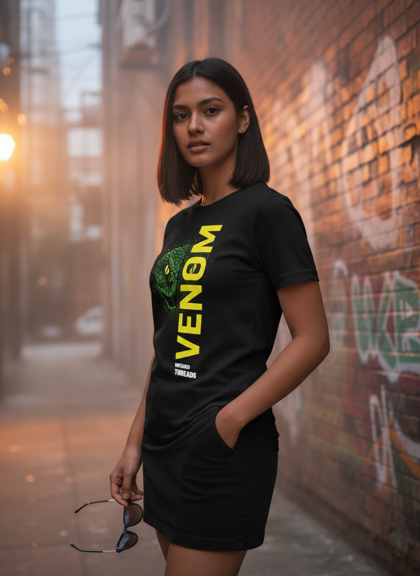 Untamed Threads | Venom | Unisex Cotton T-Shirt