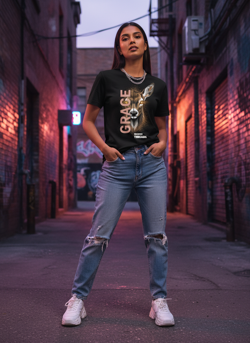 Untamed Threads | Grace | Unisex Cotton T-Shirt