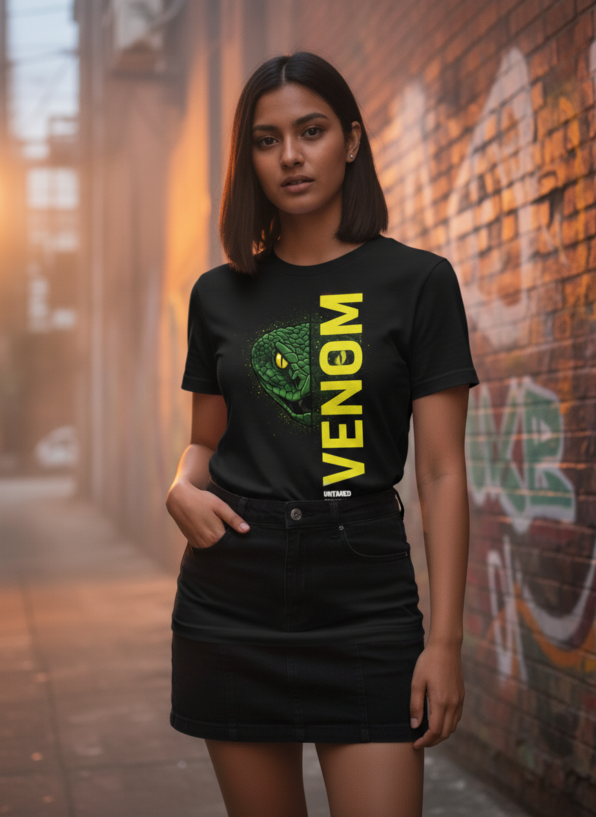 Untamed Threads | Venom | Unisex Cotton T-Shirt