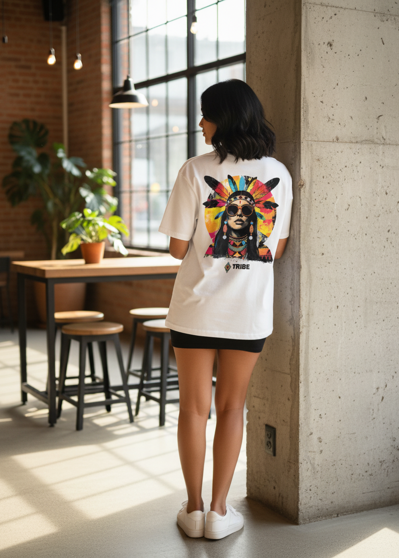 Tribe | Oversized Unisex Cotton T-Shirt | Tribe Collection T03