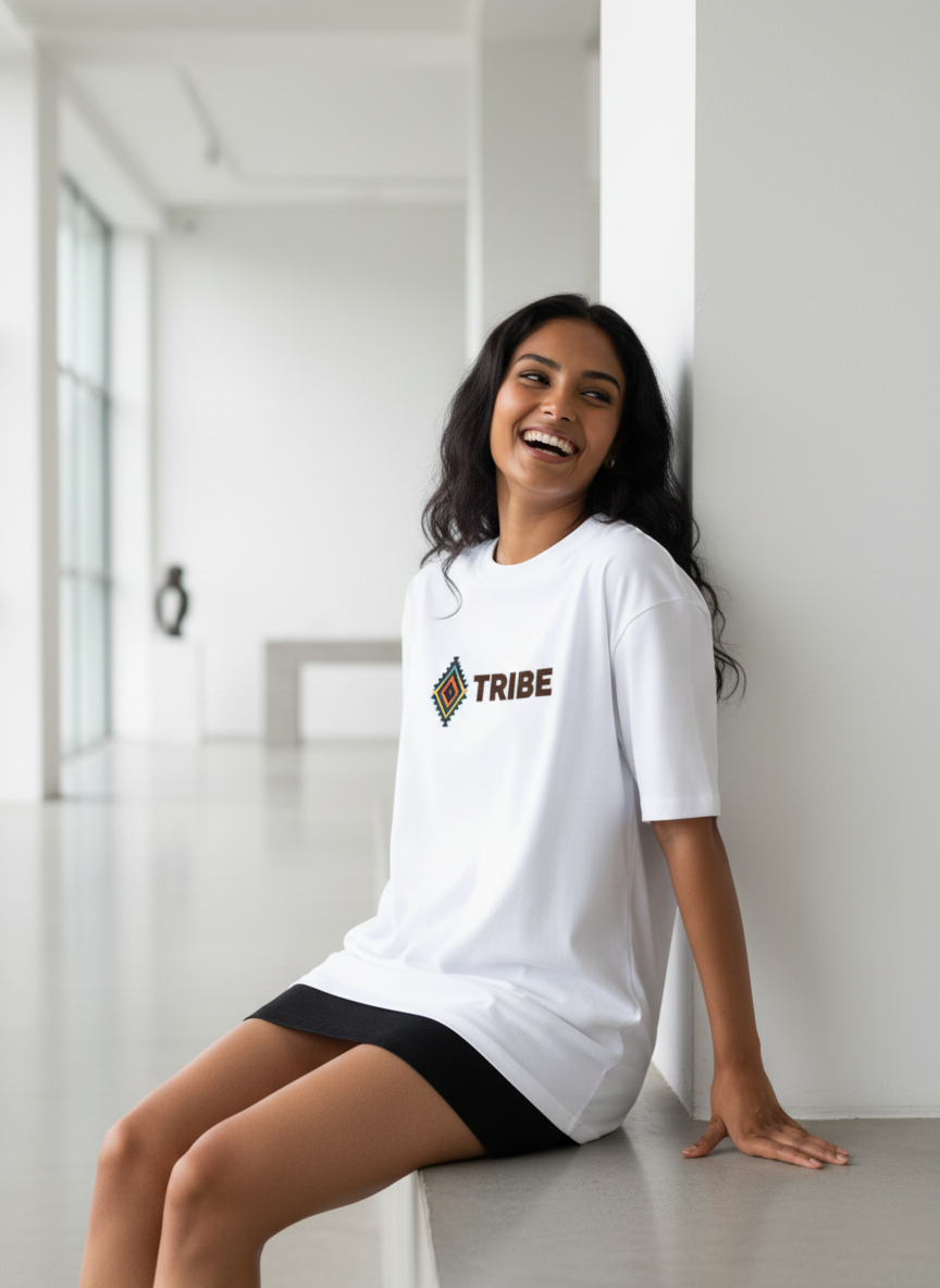 Tribe | Oversized Unisex Cotton T-Shirt | Tribe Collection T01