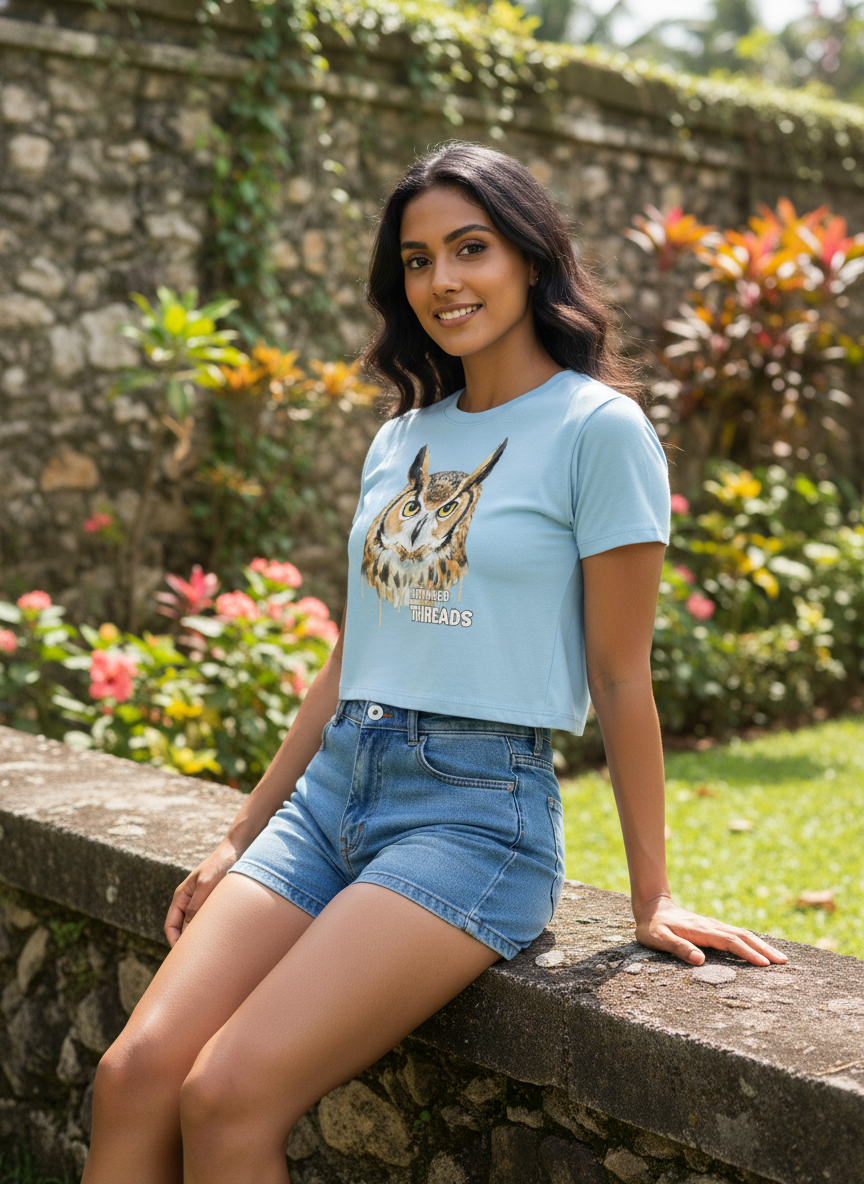Untamed Treads | Luna | Women's Crop Top