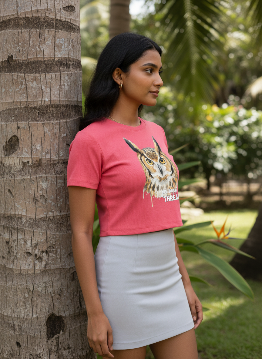 Untamed Treads | Luna | Women's Crop Top