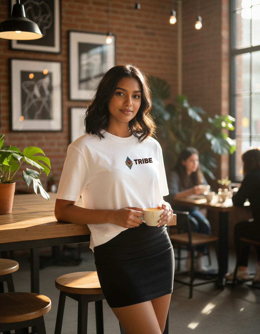 Tribe | Oversized Unisex Cotton T-Shirt | Tribe Collection T03