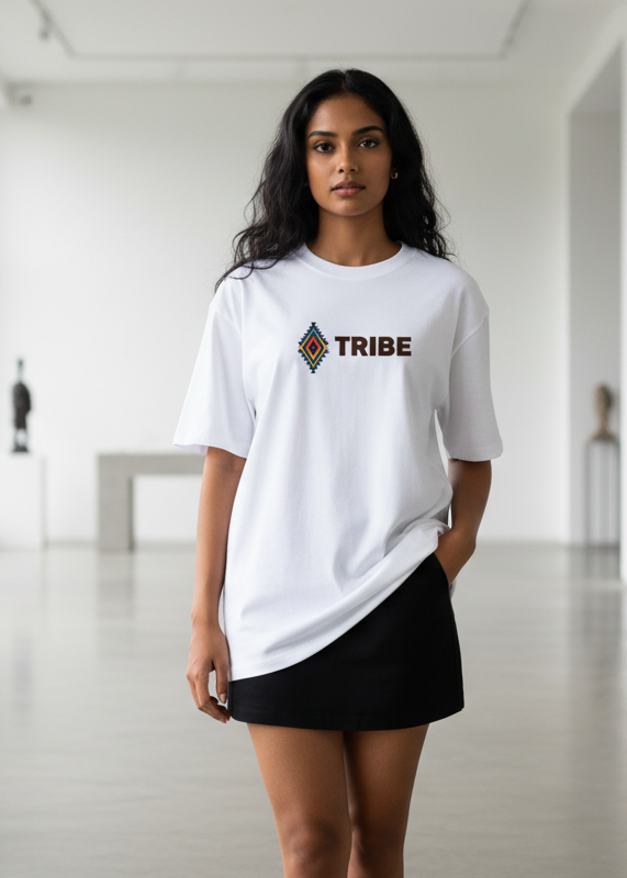 Tribe | Oversized Unisex Cotton T-Shirt | Tribe Collection T01