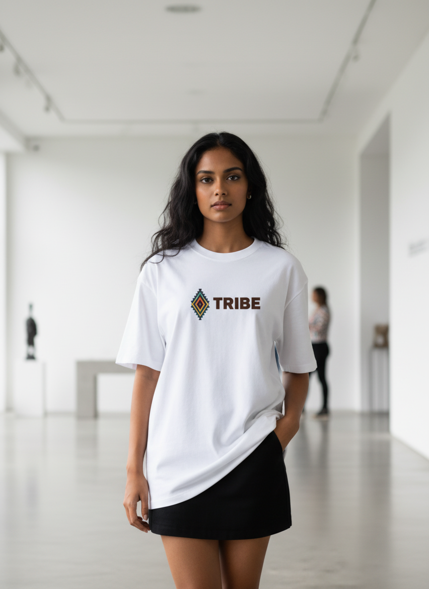 Tribe | Oversized Unisex Cotton T-Shirt | Tribe Collection T01
