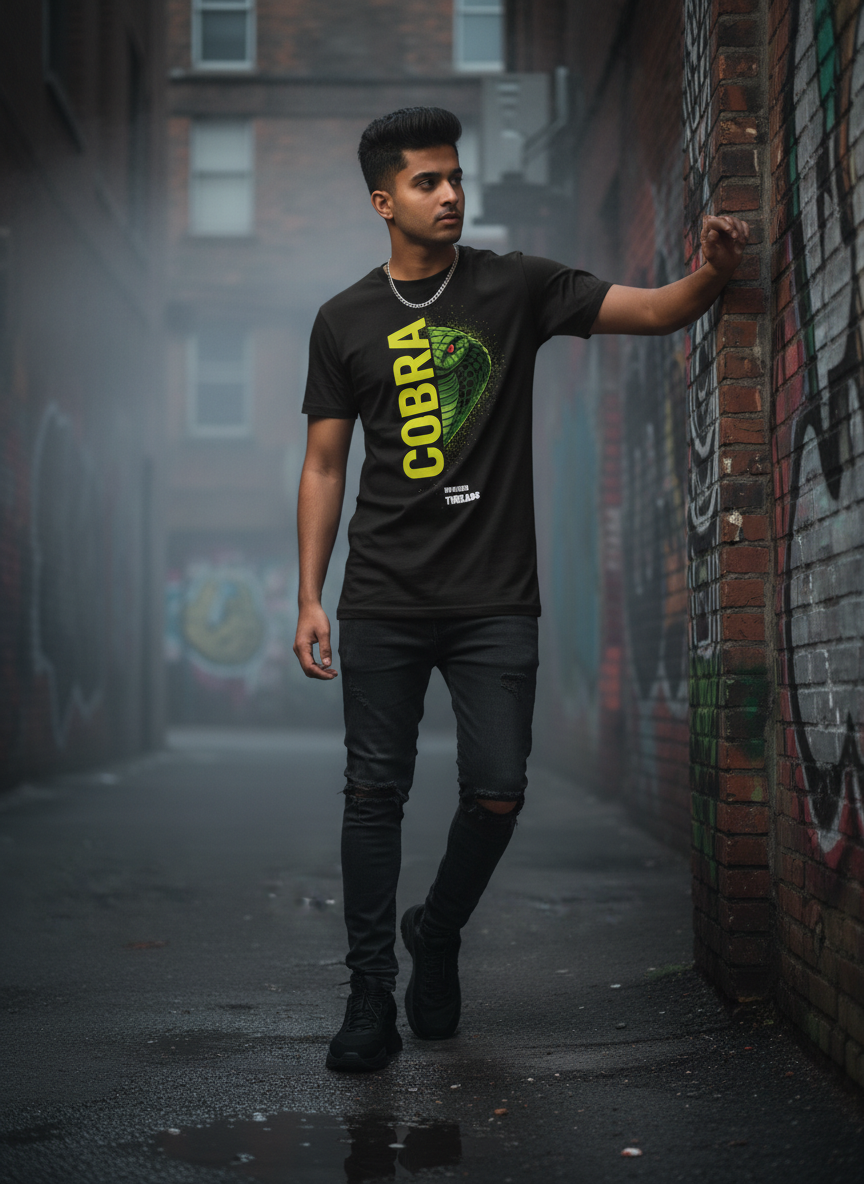 Untamed Threads | Cobra | Unisex Cotton T-Shirt