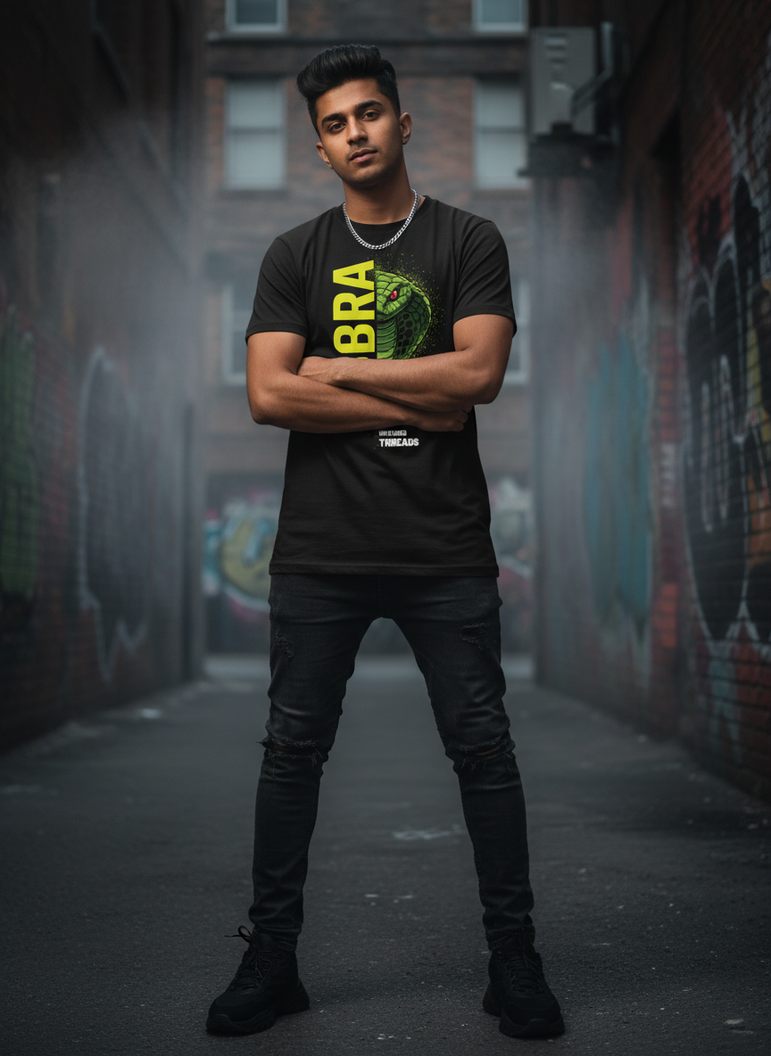 Untamed Threads | Cobra | Unisex Cotton T-Shirt
