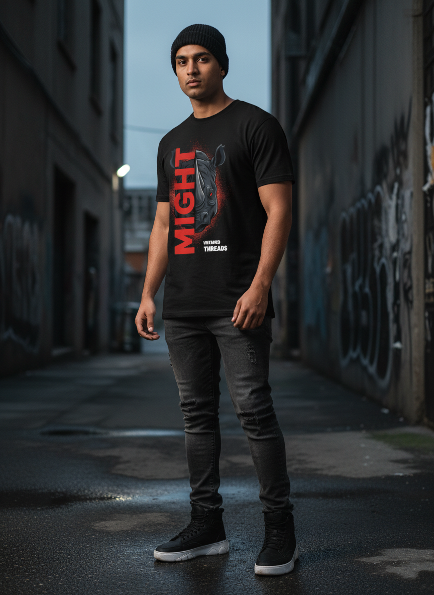 Untamed Threads | Might | Unisex Cotton T-Shirt