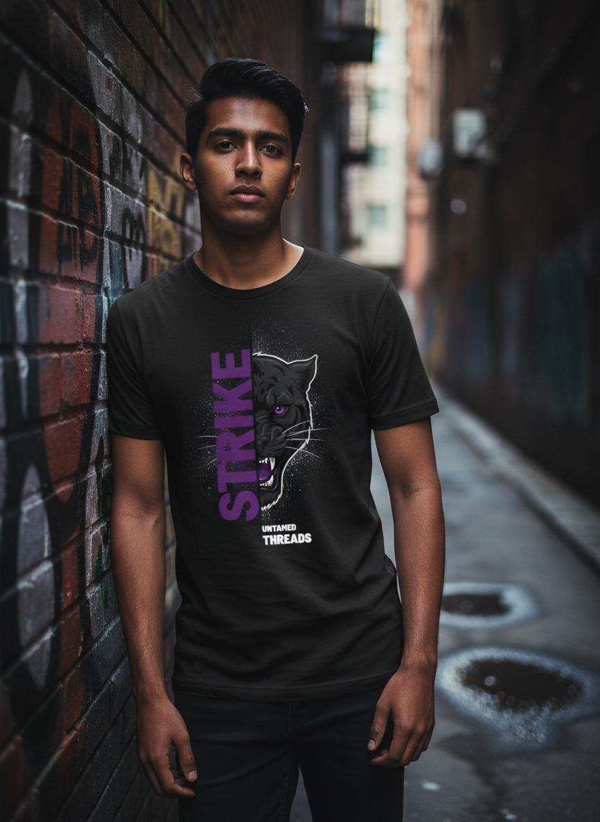 Untamed Threads | Striker | Unisex Cotton T-Shirt