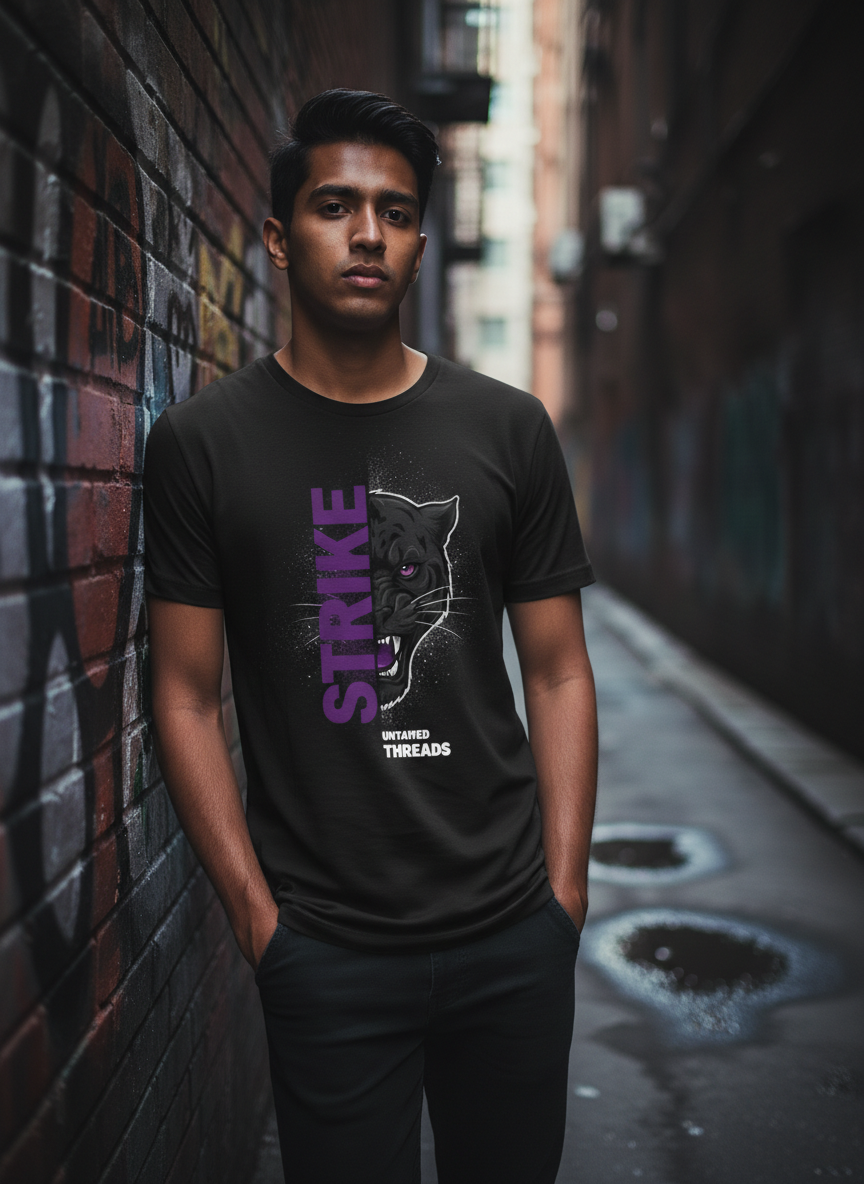 Untamed Threads | Striker | Unisex Cotton T-Shirt