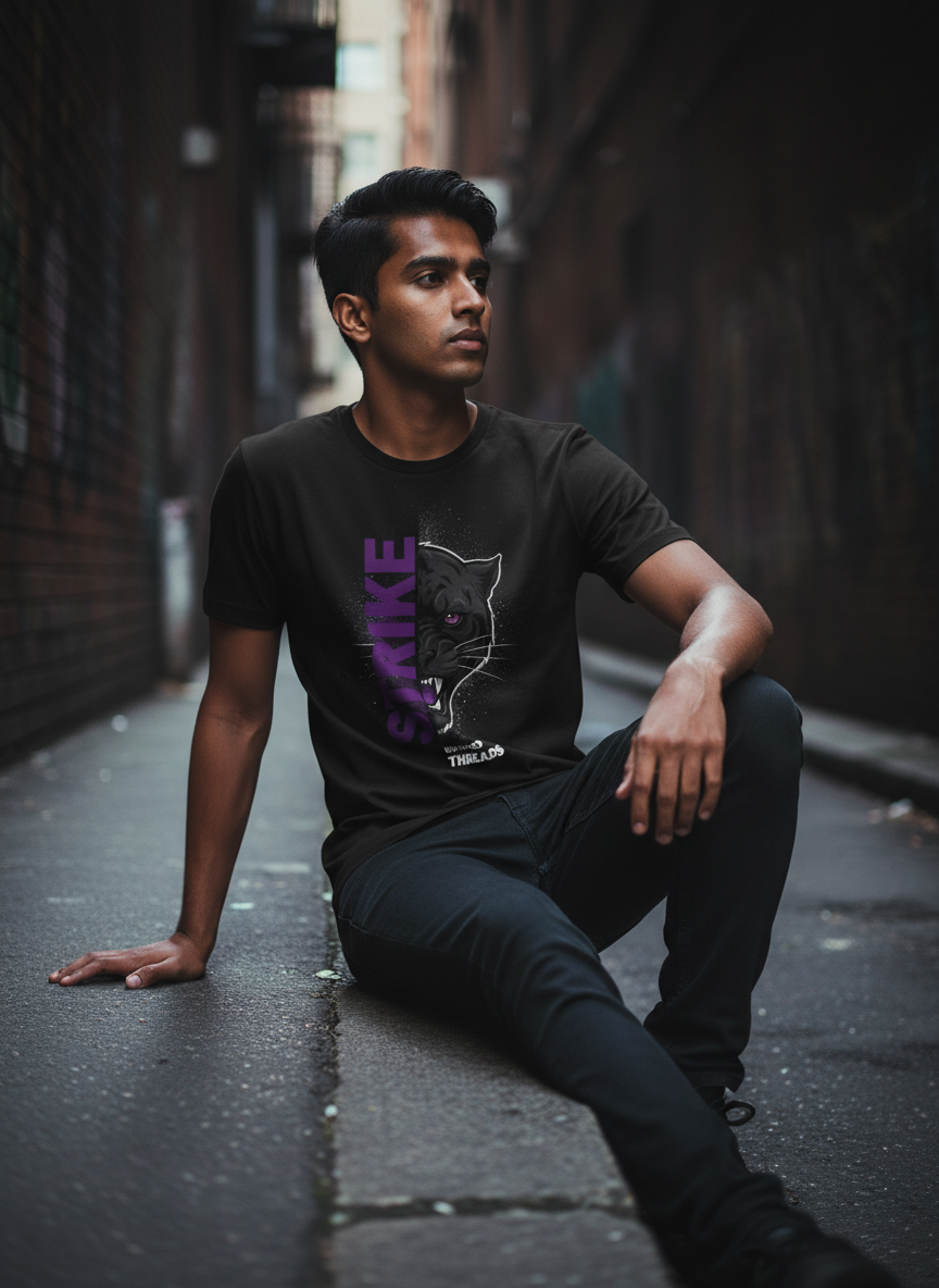Untamed Threads | Striker | Unisex Cotton T-Shirt