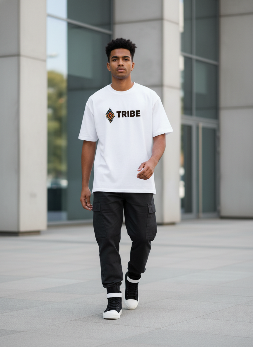 Tribe | Oversized Unisex Cotton T-Shirt | Tribe Collection NT01