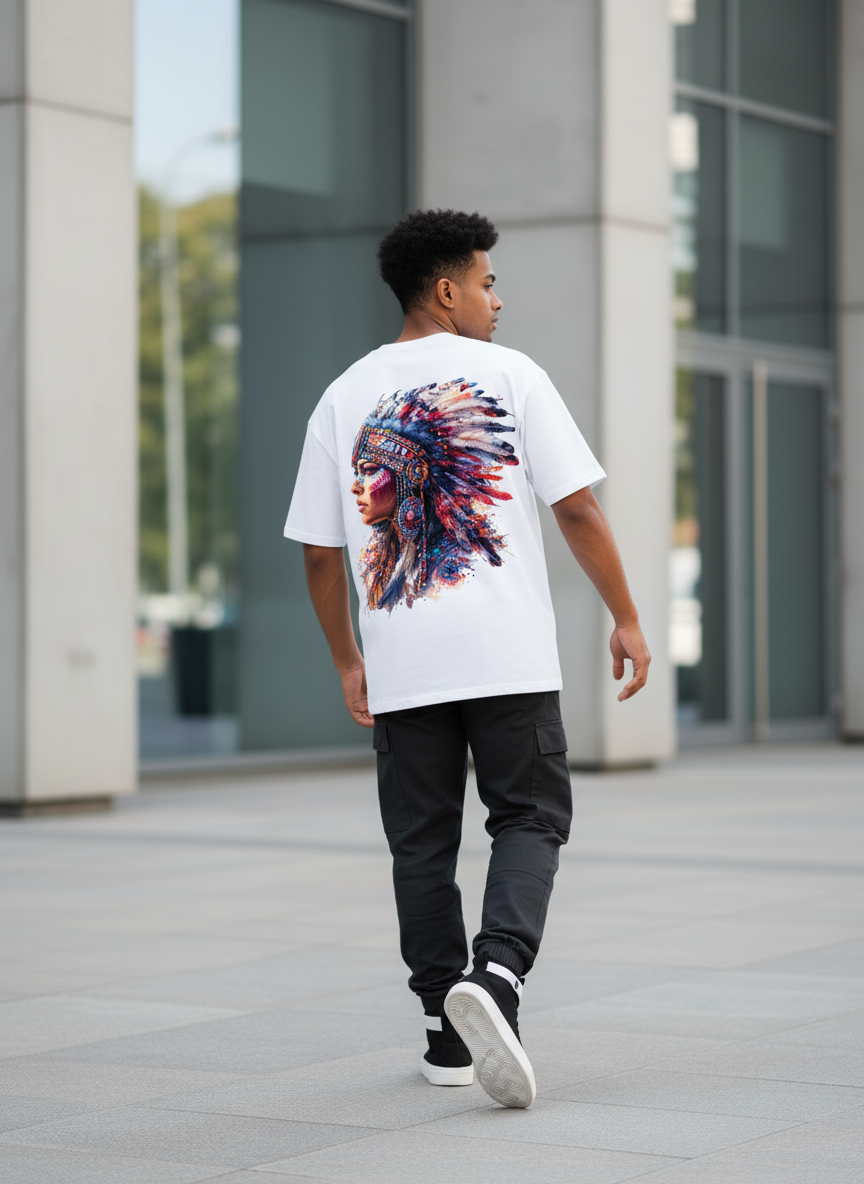 Tribe | Oversized Unisex Cotton T-Shirt | Tribe Collection NT01