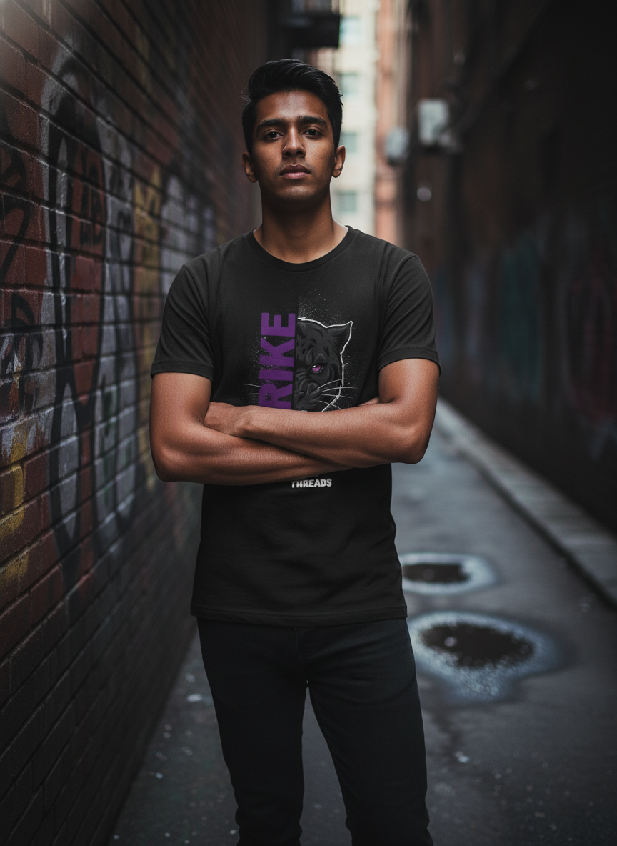 Untamed Threads | Striker | Unisex Cotton T-Shirt