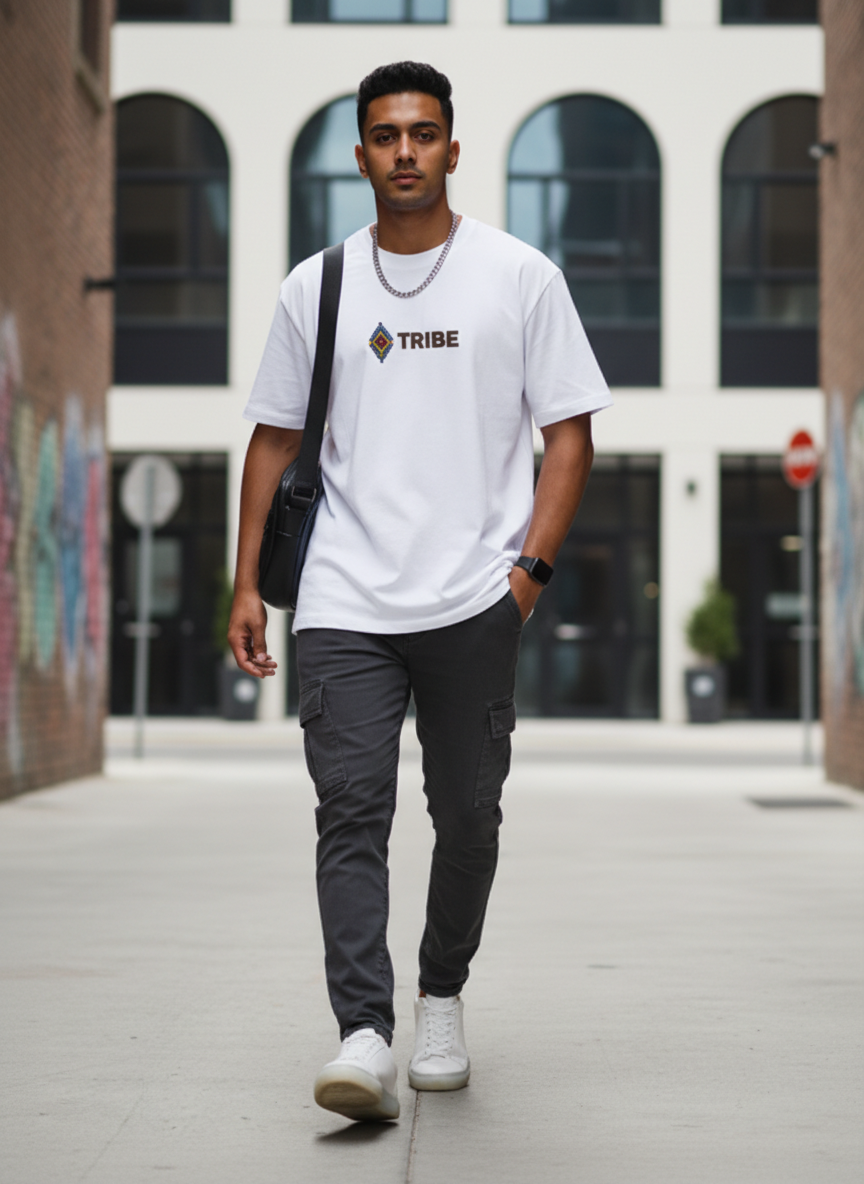Tribe | Tribe Oversized Unisex Cotton T-Shirt | Tribe Collection T02