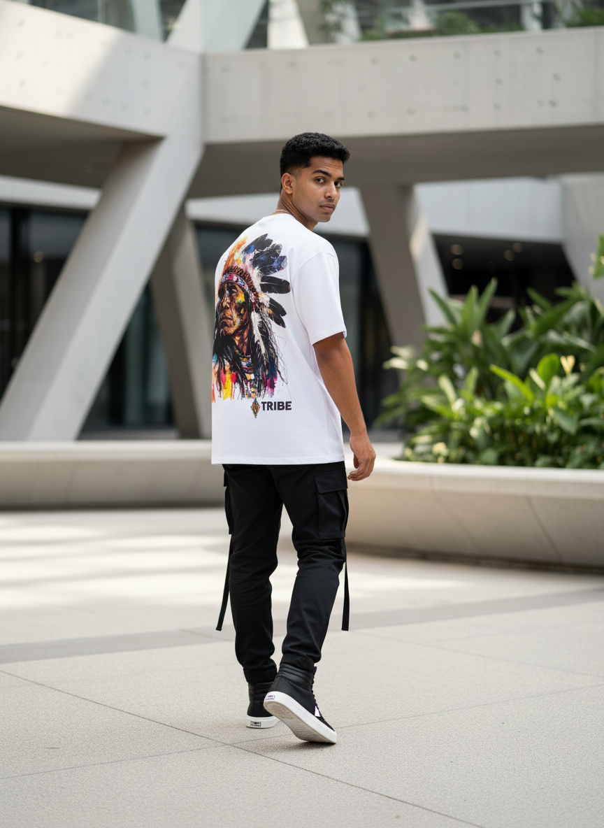 Tribe | Oversized Unisex Cotton T-Shirt | Tribe Collection NT04