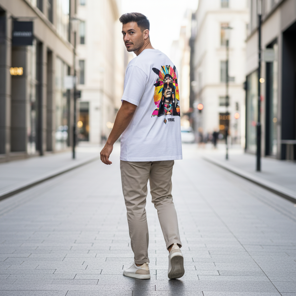 Tribe | Oversized Unisex Cotton T-Shirt | Tribe Collection T03