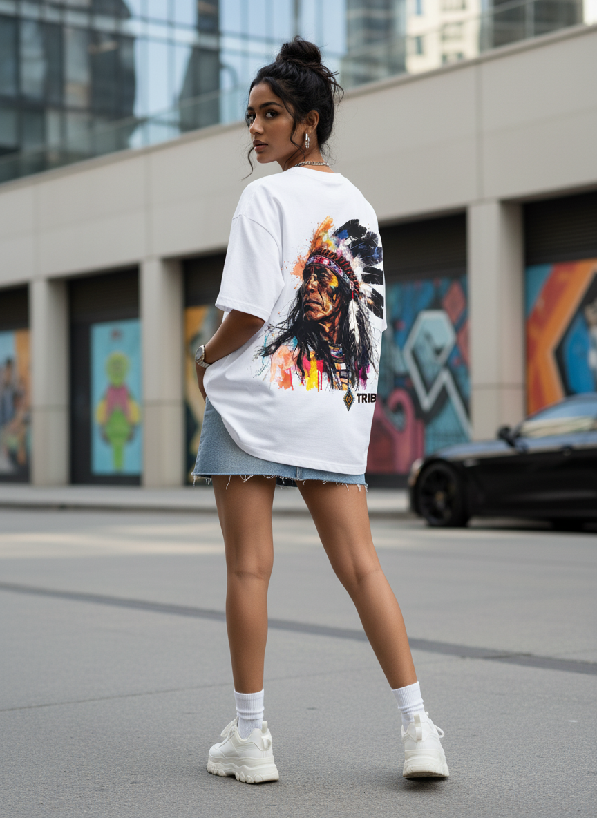 Tribe | Oversized Unisex Cotton T-Shirt | Tribe Collection NT04
