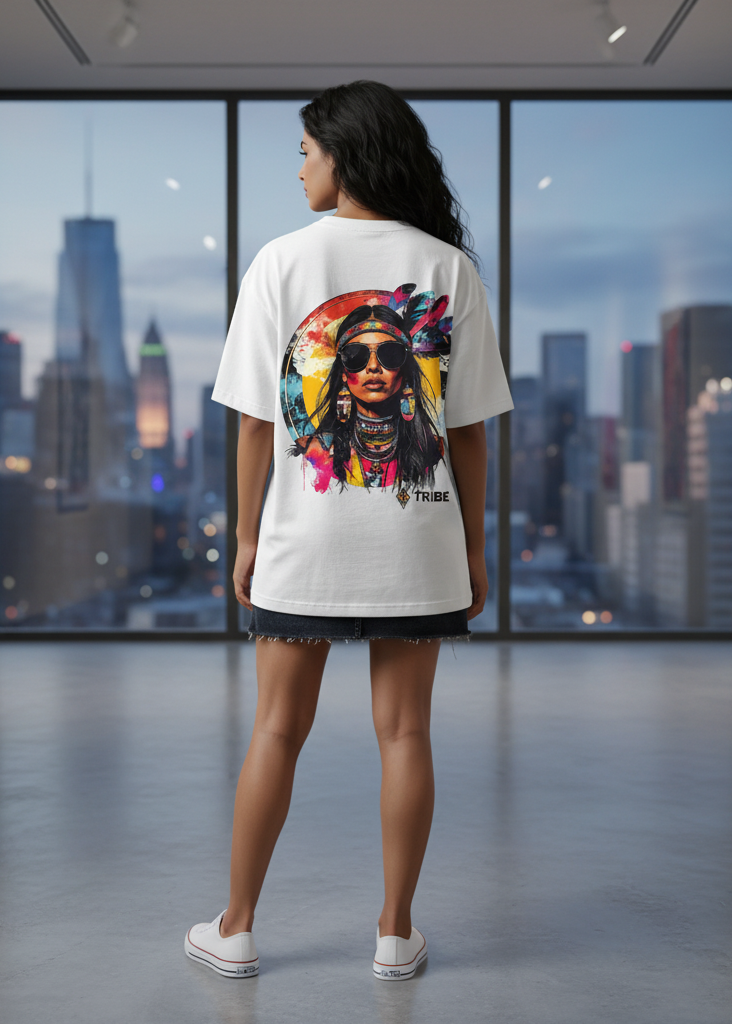 Tribe | Oversized Unisex Cotton T-Shirt | Tribe Collection T01