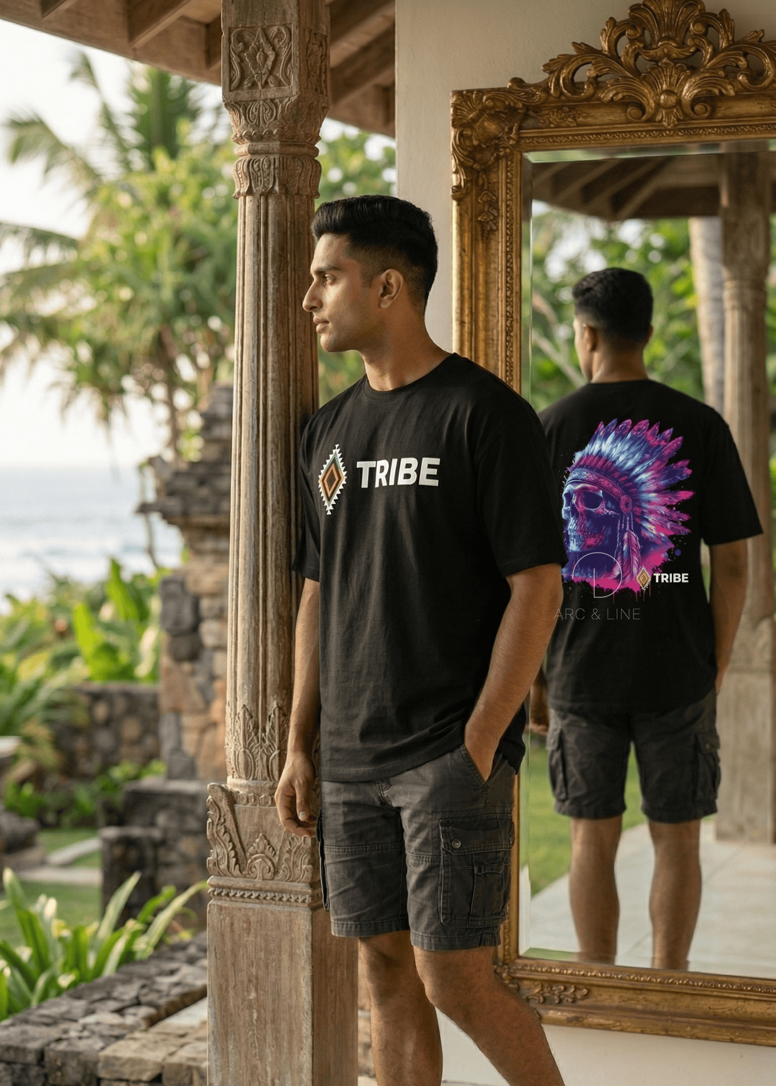 Tribe | Oversized Unisex Cotton T-Shirt | Tribe Collection ST02