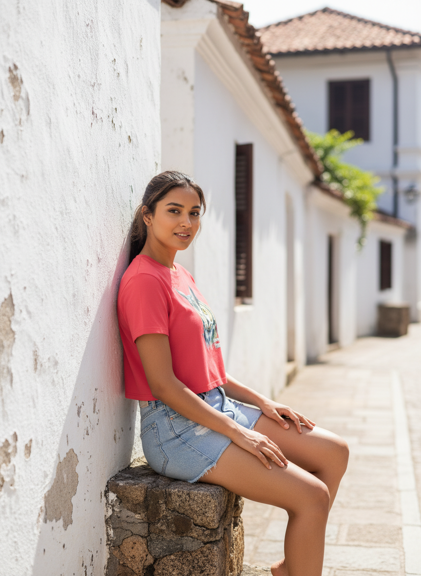 Untamed Treads | Mystery | Women's Crop Top